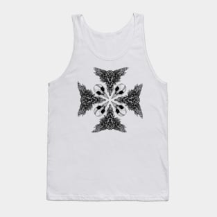 Raven and skull Tank Top